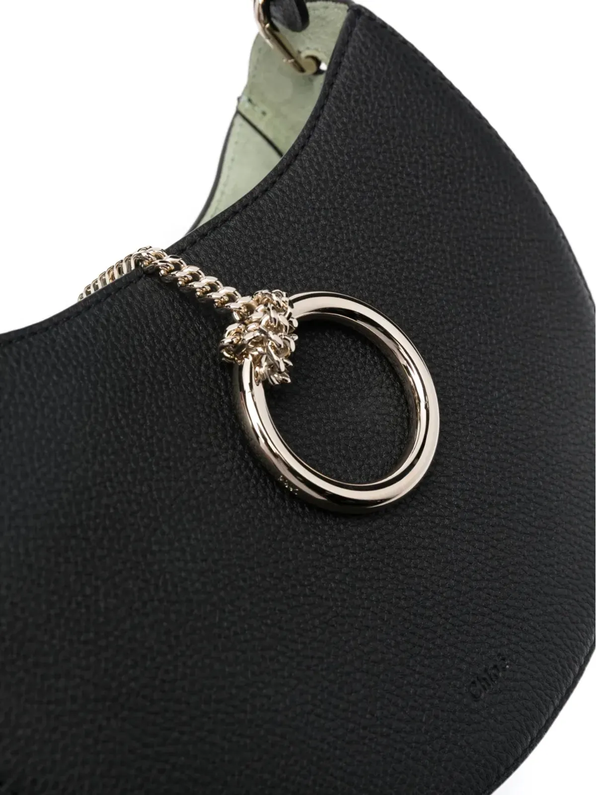 Chloé アルレーヌ レザー トートバッグ ブラック - 画像5
