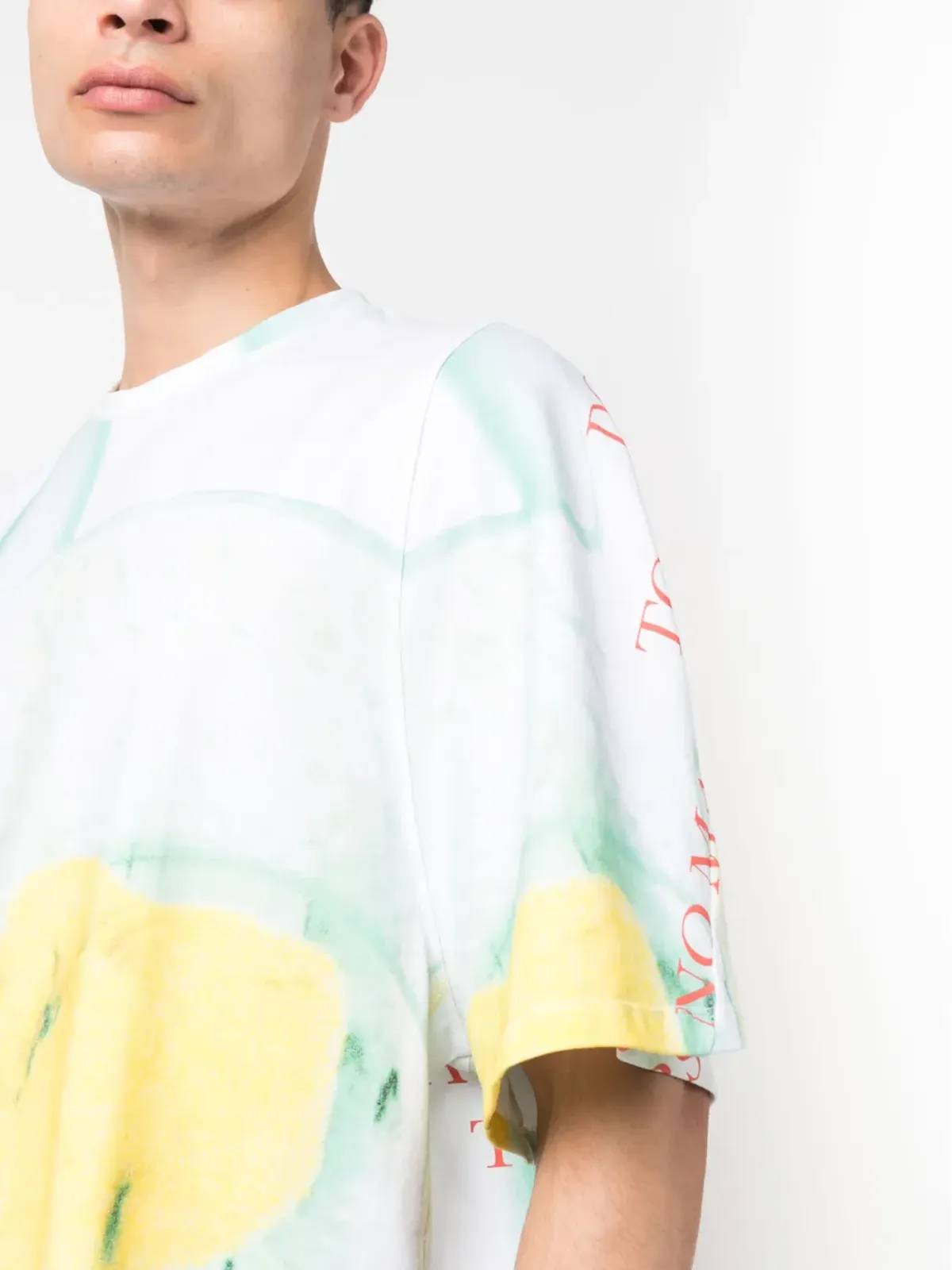 Bianca Saunders グラフィックプリントTシャツ - 画像5