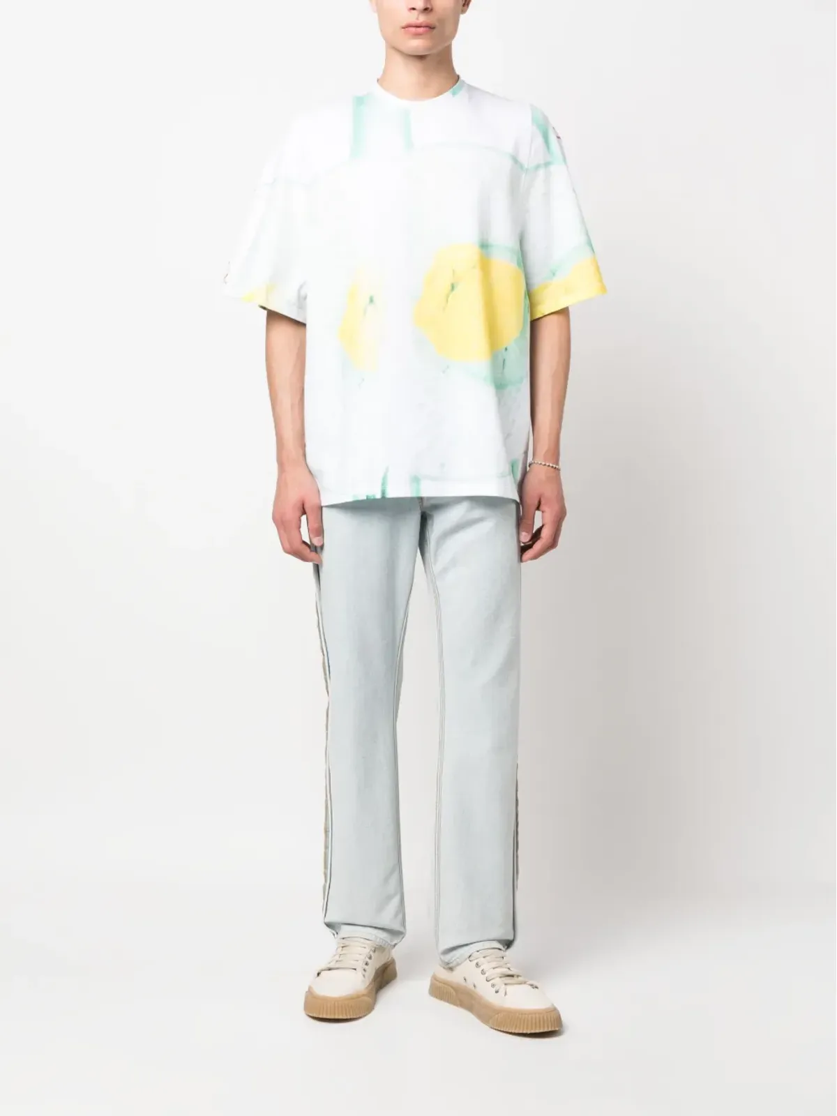 Bianca Saunders グラフィックプリントTシャツ - 画像2