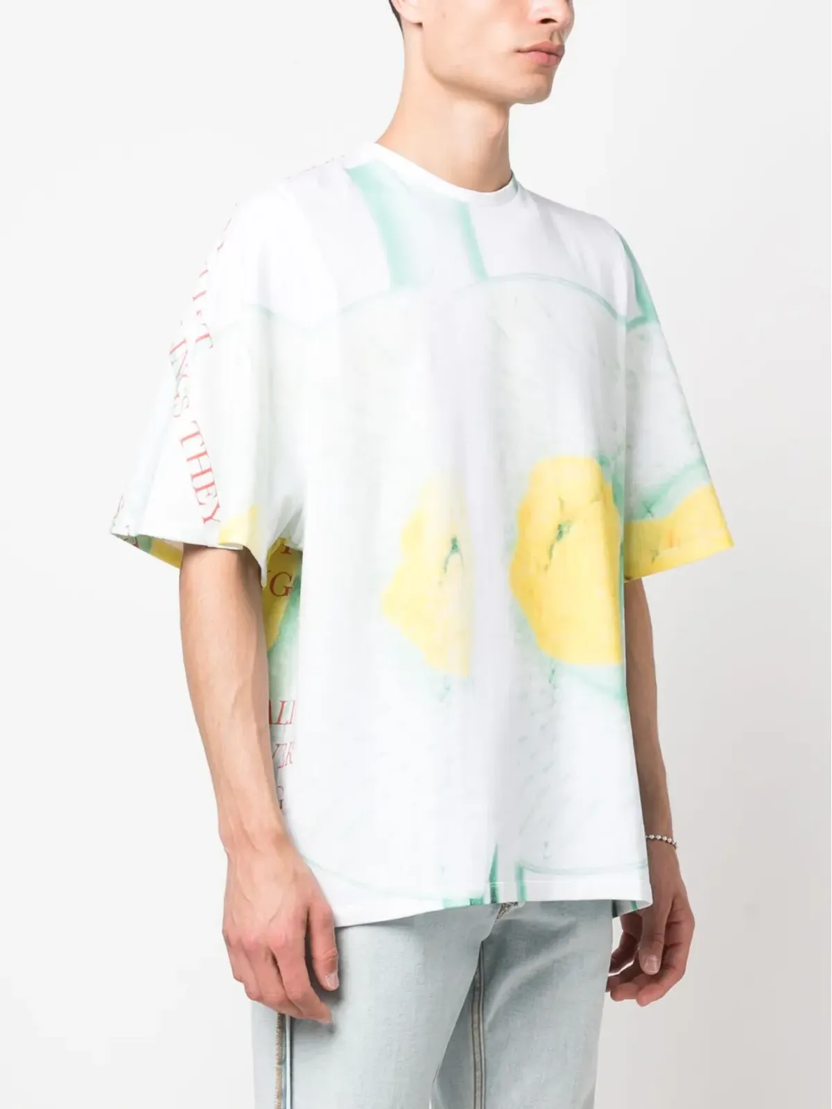 Bianca Saunders グラフィックプリントTシャツ - 画像3