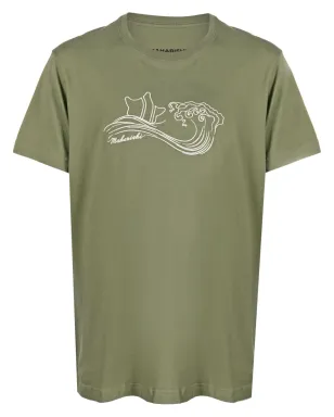 Maharishi Songkran 刺繍入りコットンTシャツ - サムネイル1
