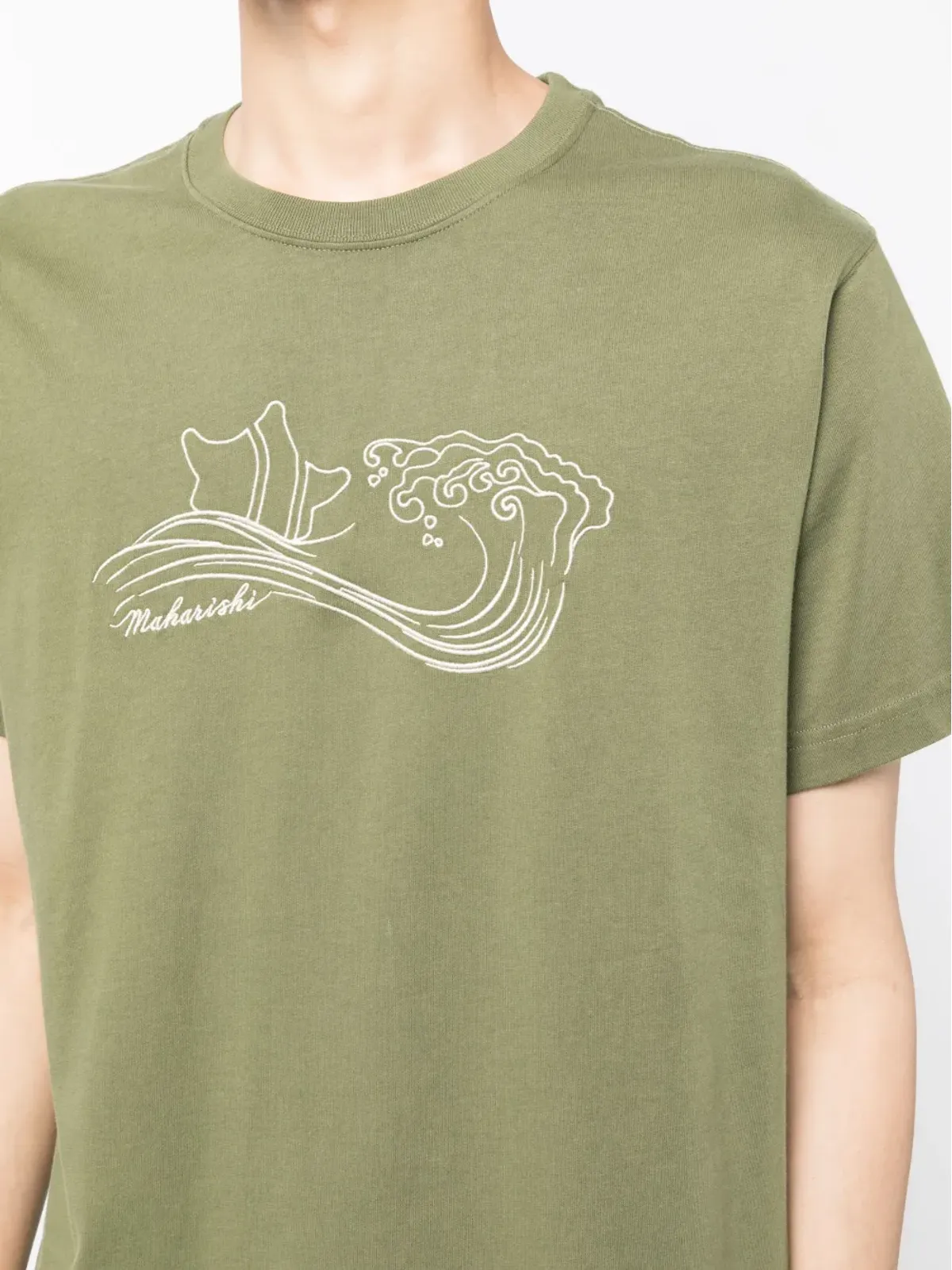 Maharishi Songkran 刺繍入りコットンTシャツ - 画像5