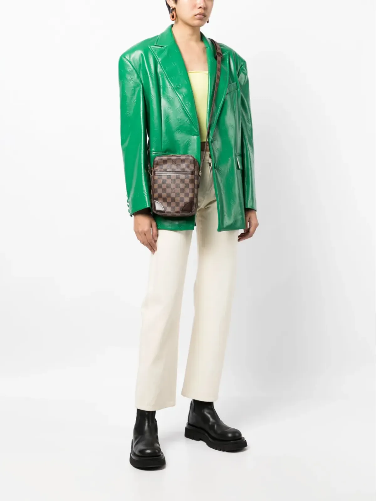 Louis Vuitton Pre-Owned ダノーブ クロスボディショルダーバッグ ブラウン - 画像2