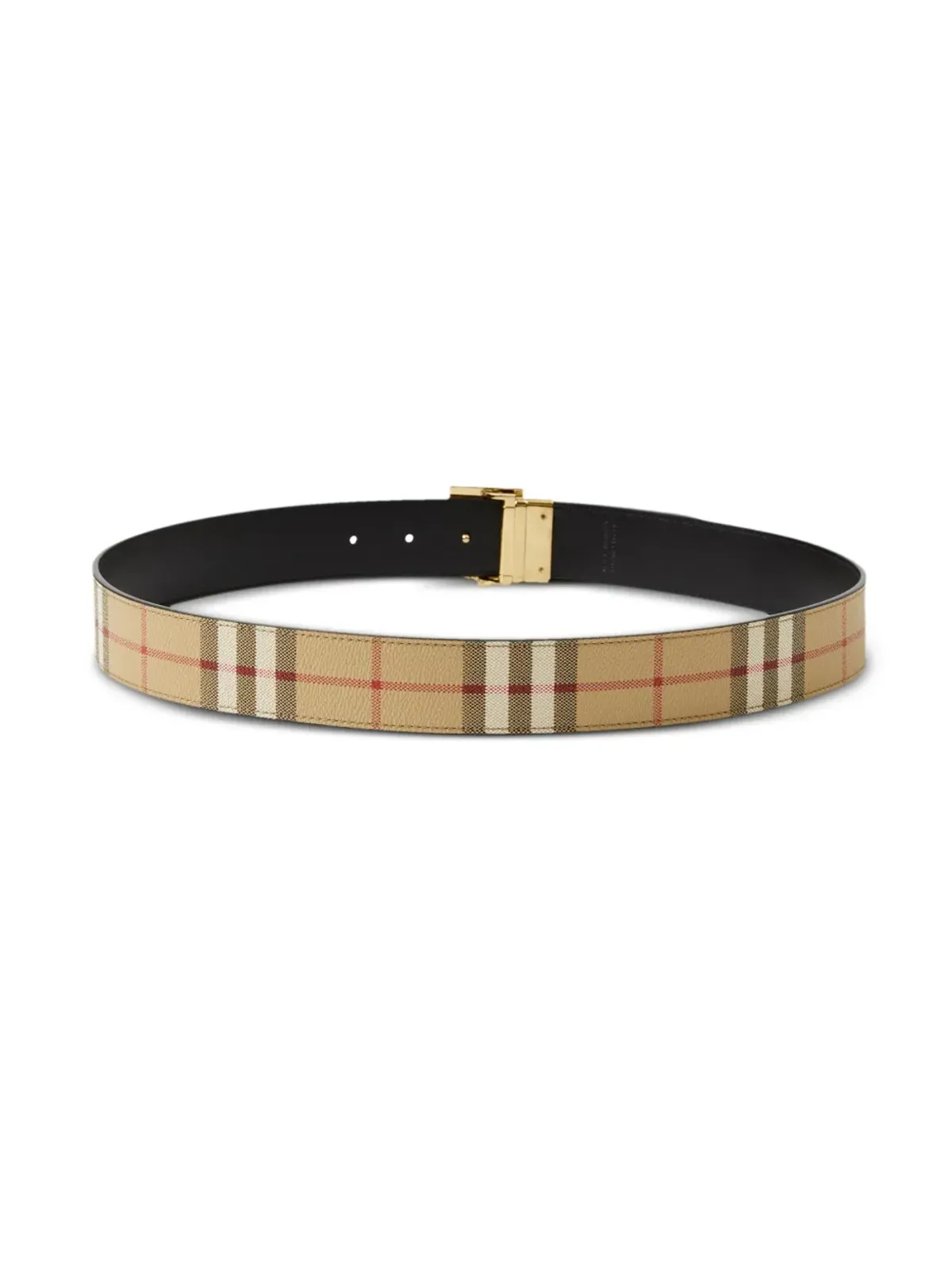 Burberry リバーシブルチェック TB ベルト - 画像2