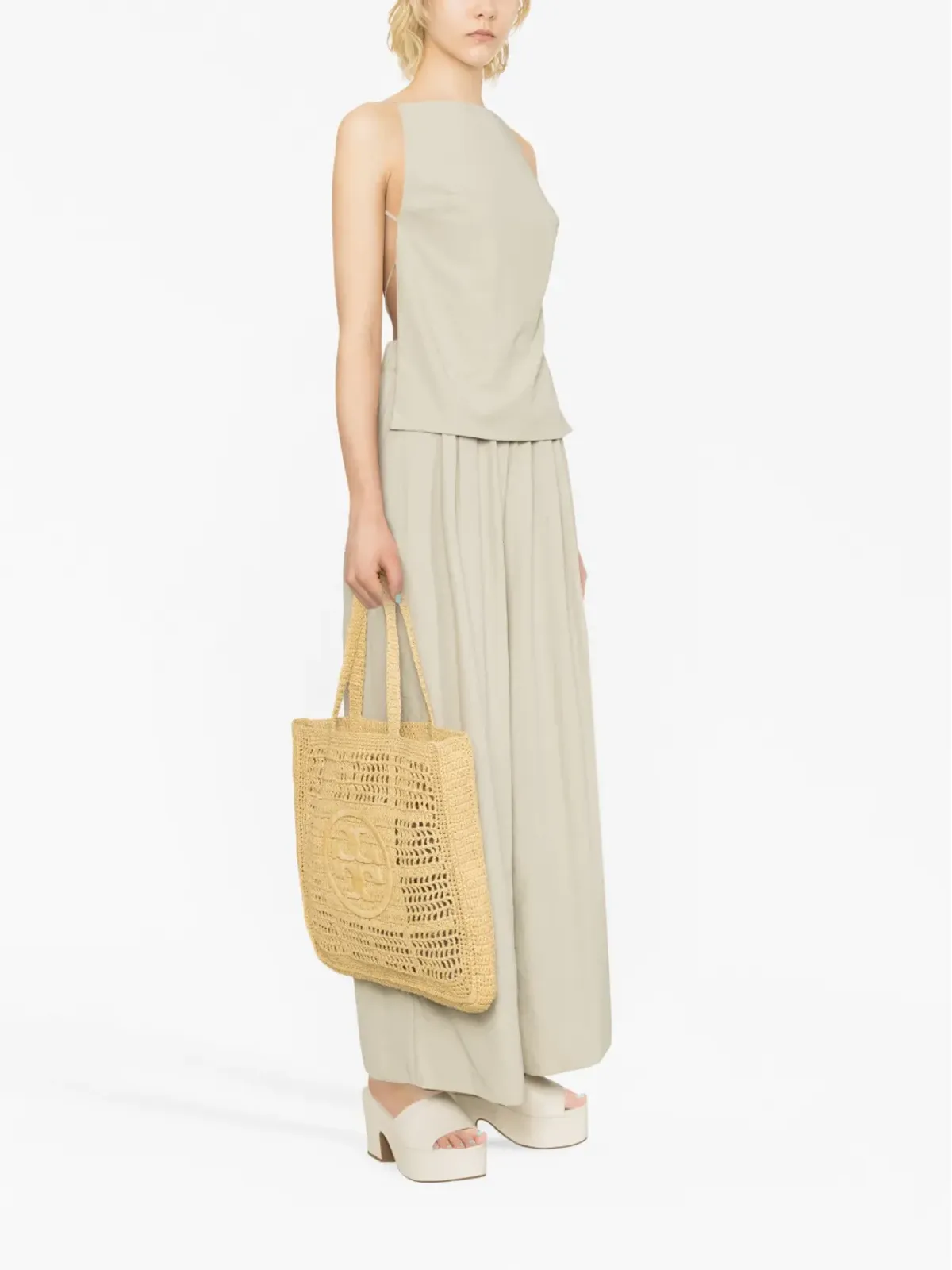 Tory Burch エラ クロシェトートバッグ - 画像2