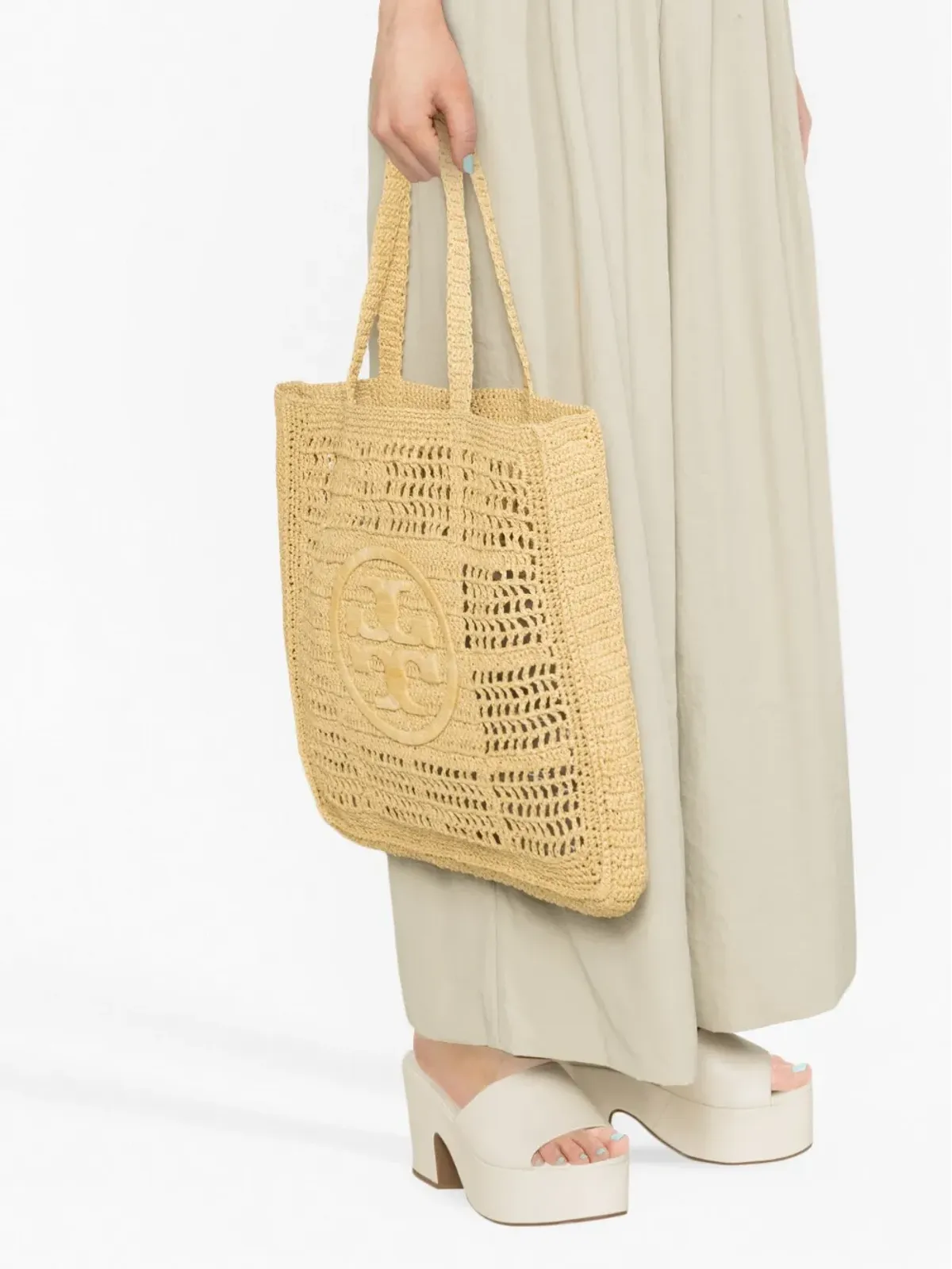 Tory Burch エラ クロシェトートバッグ - 画像3