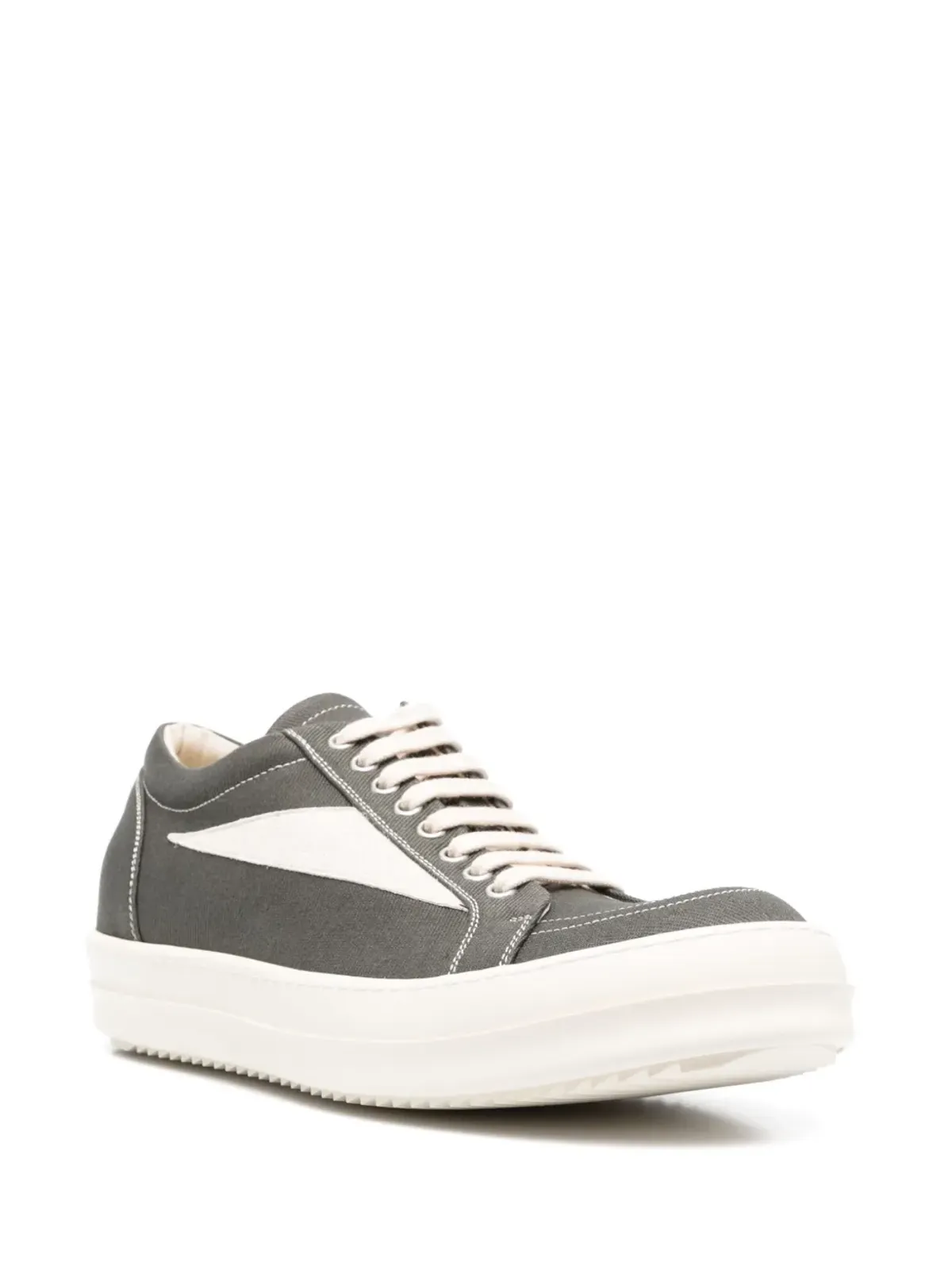 Rick Owens DRKSHDW ヴィンテージ ロー・トップ レザー スニーカー - 画像2