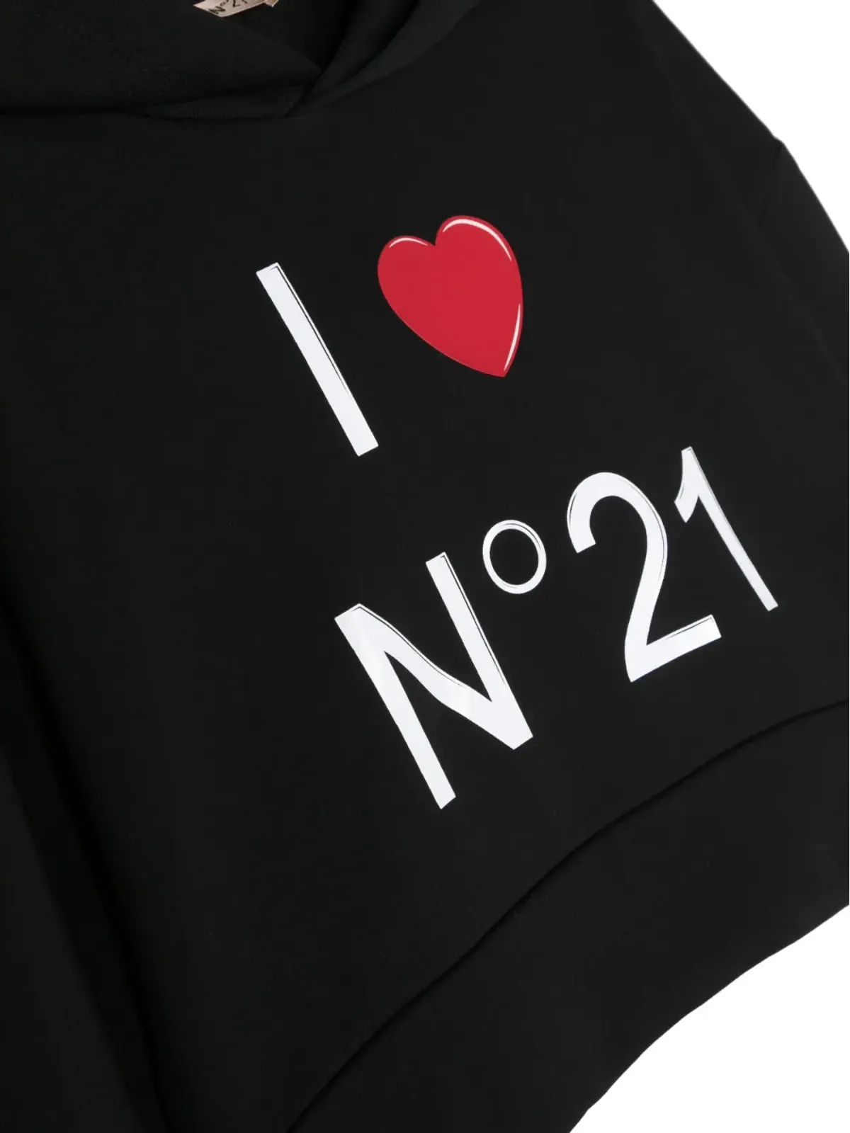 Nº21 Kids ロゴプリント コットン パーカー - 画像3