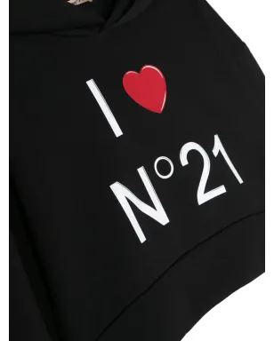 Nº21 Kids ロゴプリント コットン パーカー - サムネイル3