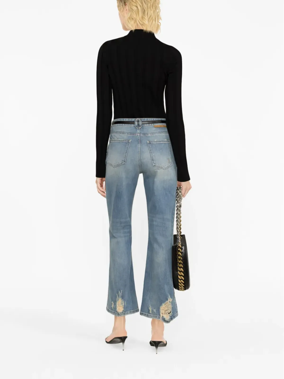 Stella McCartney 石洗い加工 ブーツカットジーンズ - ブルー - 画像3