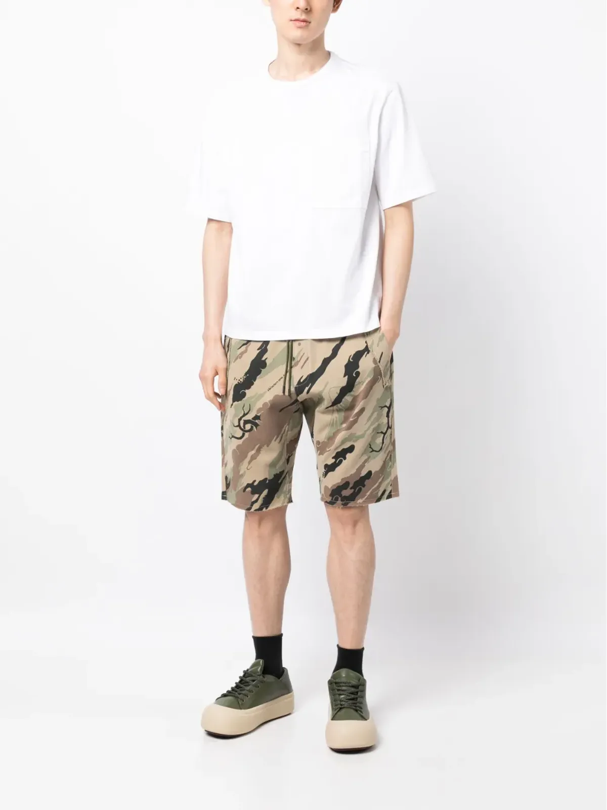 Maharishi ボンサイフォレストプリント コットンショーツ - 画像2