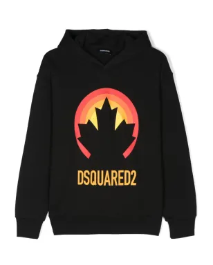 DSQUARED2 KIDS グラフィックプリント コットン パーカー - サムネイル1