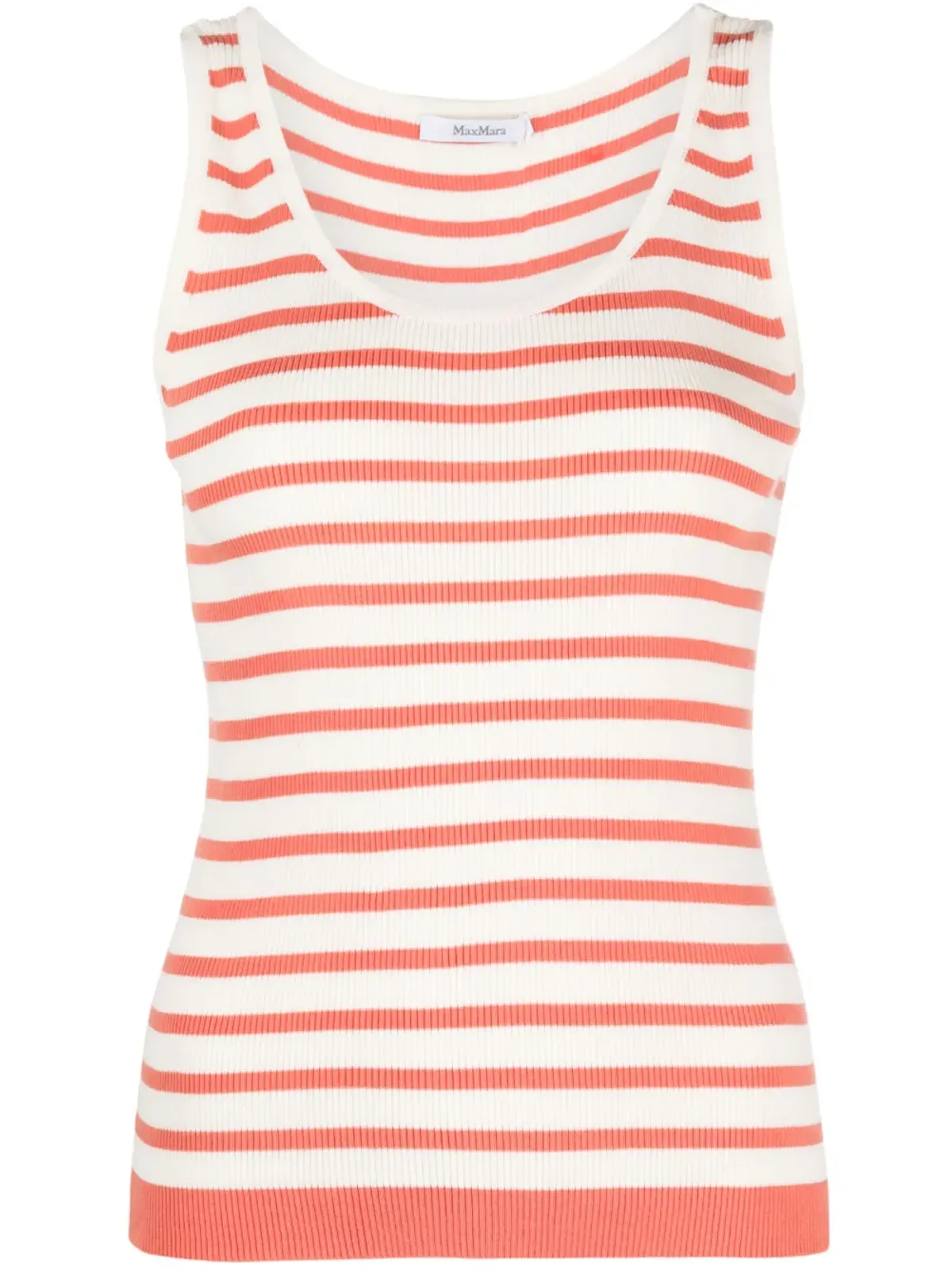Max Mara ストライプ柄ニットタンクトップ - 画像1