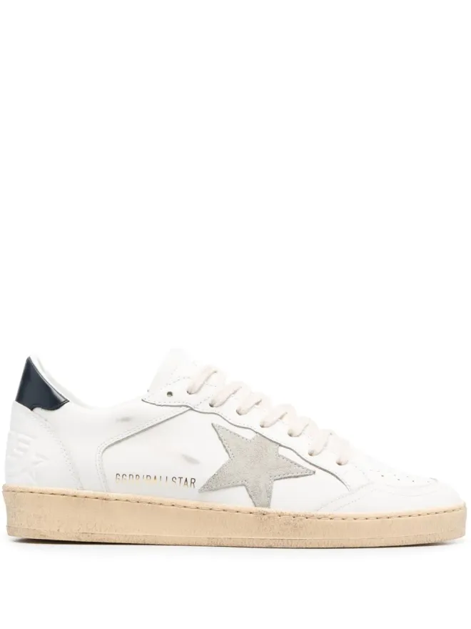 Golden Goose Golden Goose Ball Star レザー スニーカー - ホワイトの商品画像