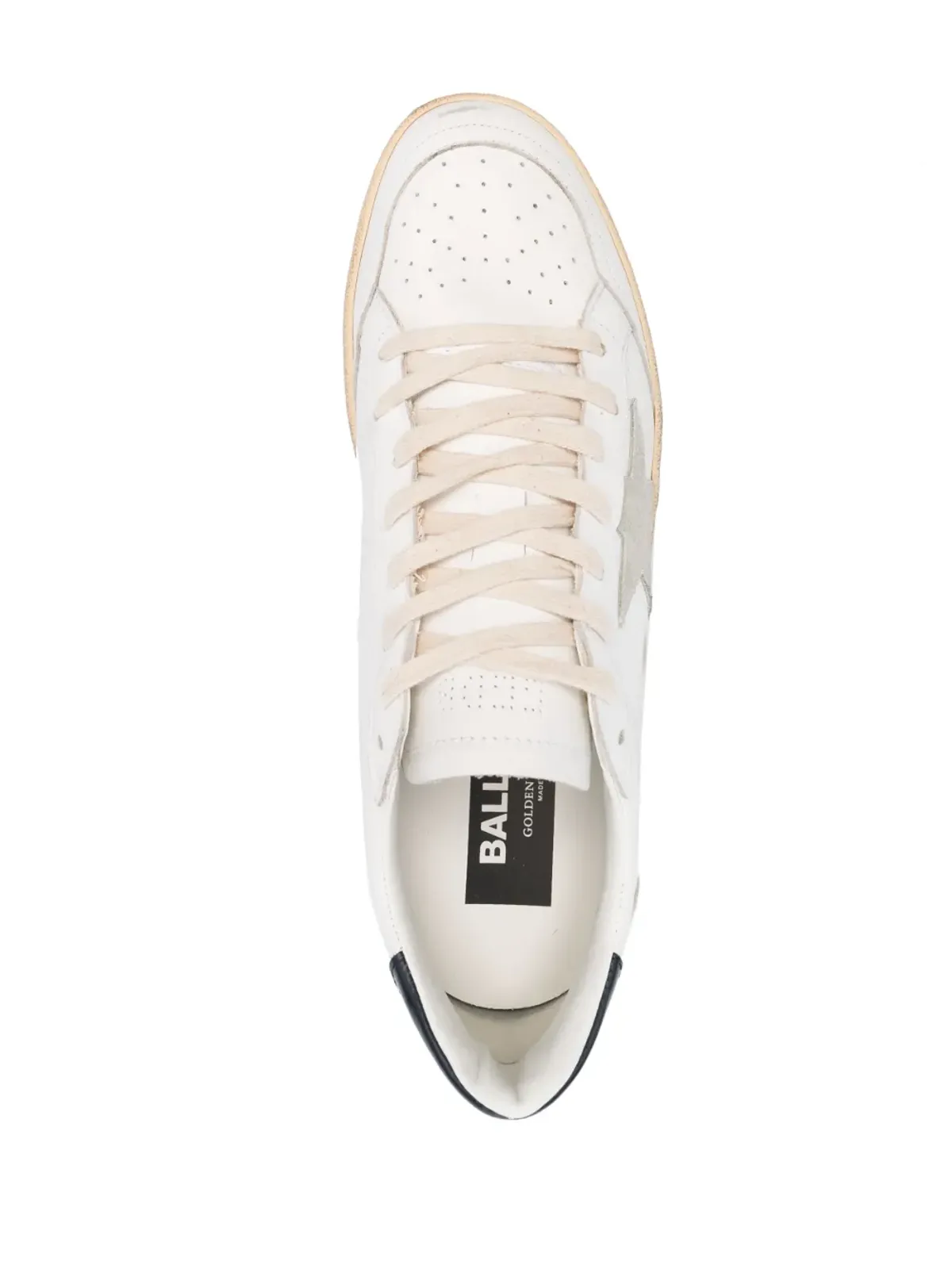 Golden Goose Ball Star レザー スニーカー - ホワイト - 画像4
