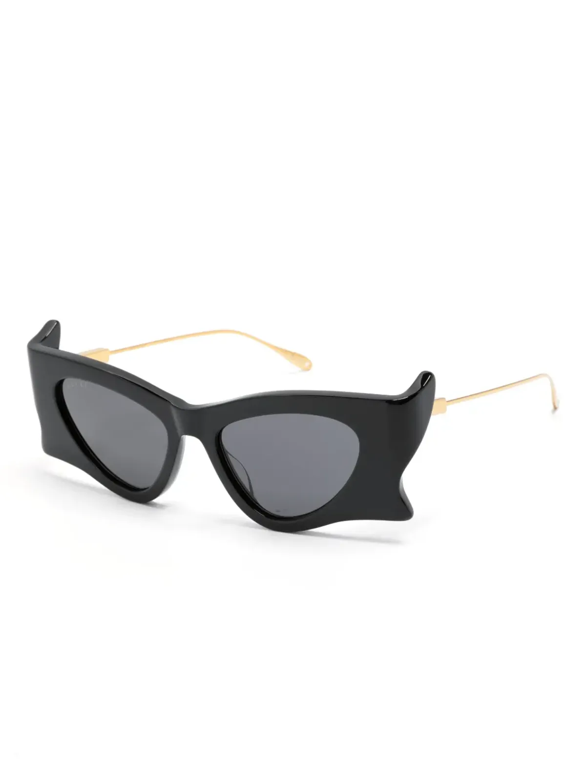 Gucci Eyewear アセテート キャットアイ サングラス - ブラック - 画像2