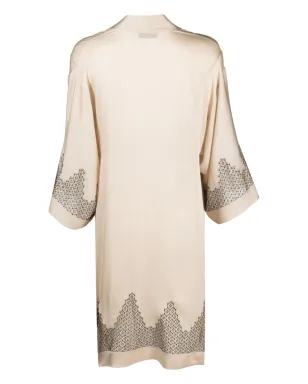 Carine Gilson Calais-Caudry レースシルク ローブ - サムネイル2