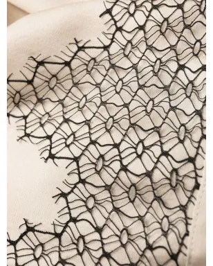 Carine Gilson Calais-Caudry レースシルク ローブ - サムネイル3