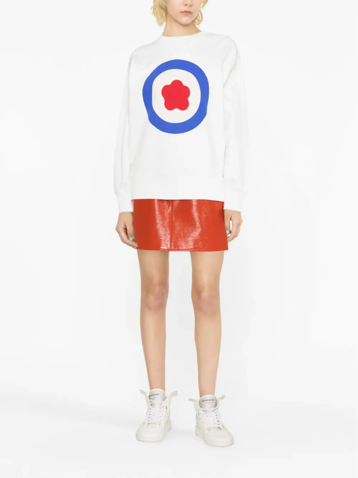 Kenzo ロゴプリント コットン スウェットシャツ - 画像2
