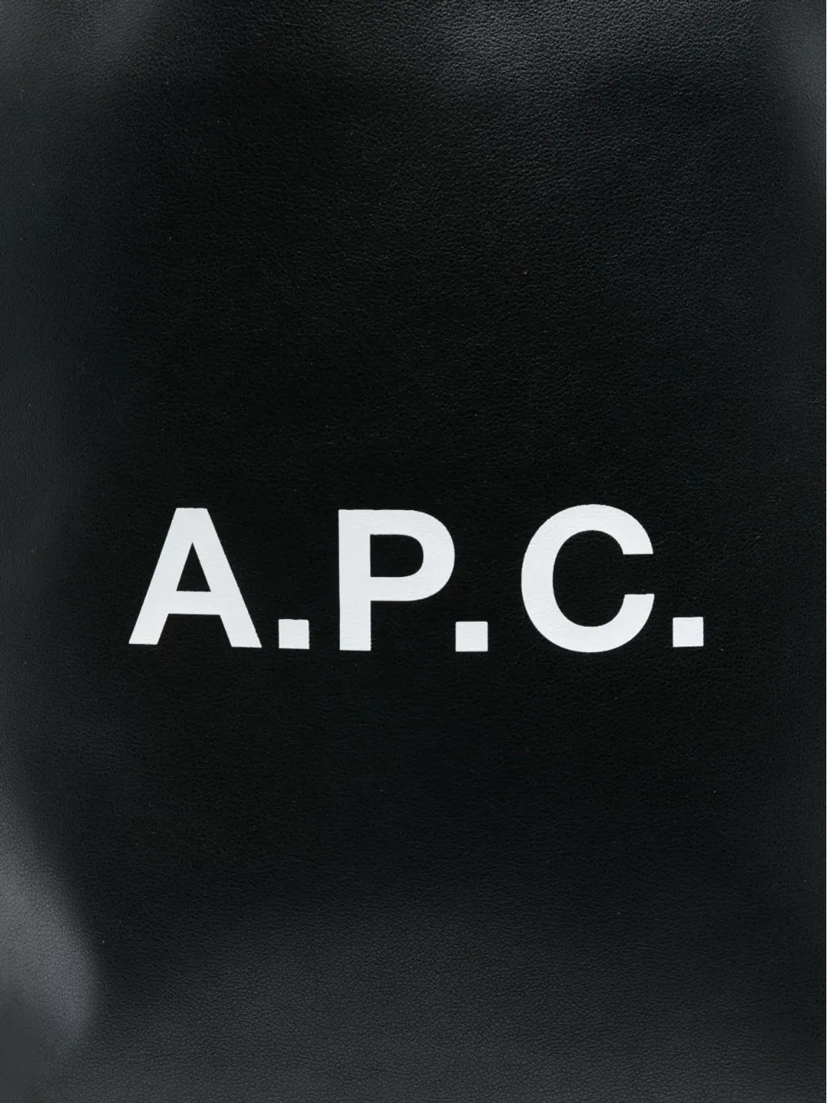 A.P.C. Ninon ロゴプリント トートバッグ ブラック - 画像4