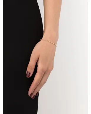 We by WHITEbIRD 14kt イエローゴールド ヤスミン・スモール・アーティキュレーテッド・ブレスレット - サムネイル2