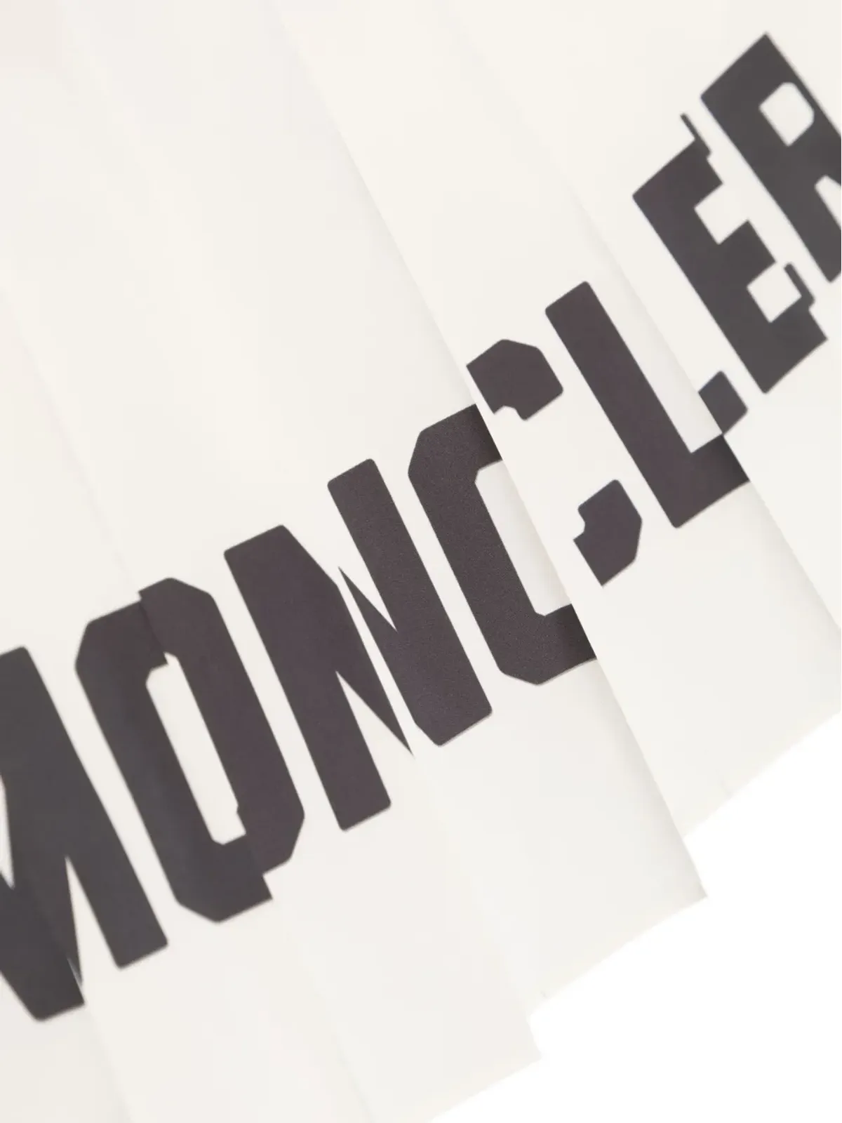 Moncler Enfant ロゴプリント プリーツミニスカート - 画像3