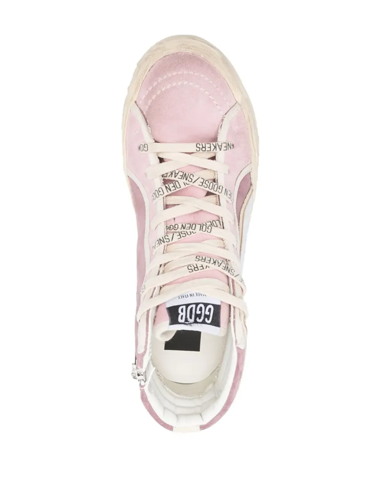 Golden Goose スライドハイトップスエードスニーカー - 画像4