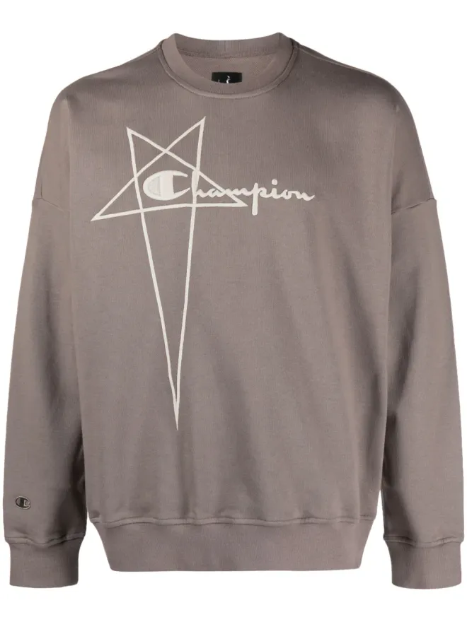Rick Owens X Champion Rick Owens X Champion 刺繍ロゴ入り オーガニックコットン ジャンパーの商品画像