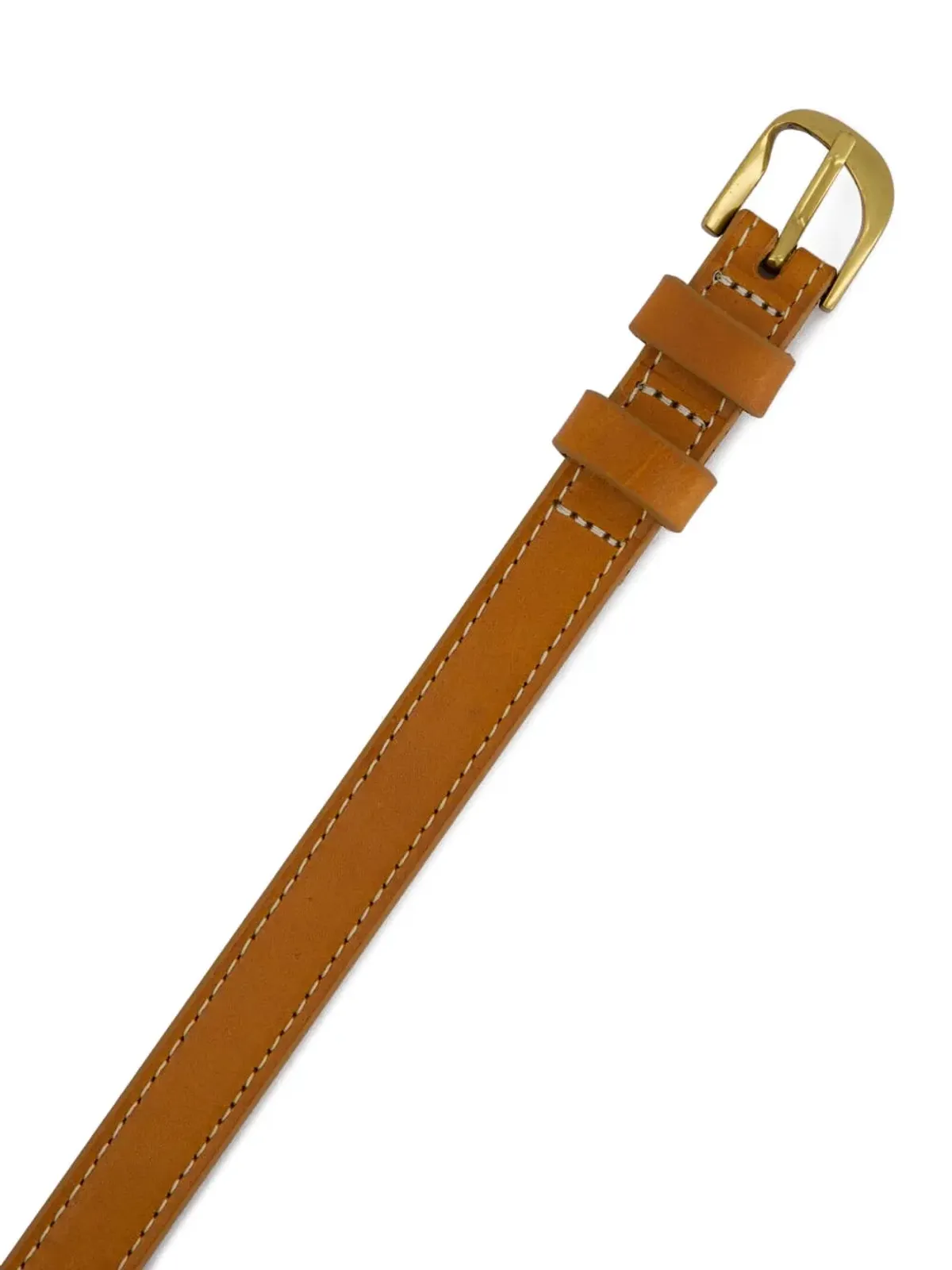 FRAME ツイストバックル レザーベルト - 画像2