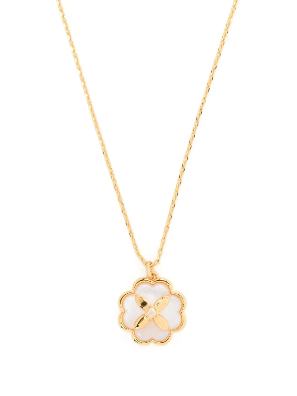 Kate Spade 四葉のクローバー ペンダント ネックレス - 画像1