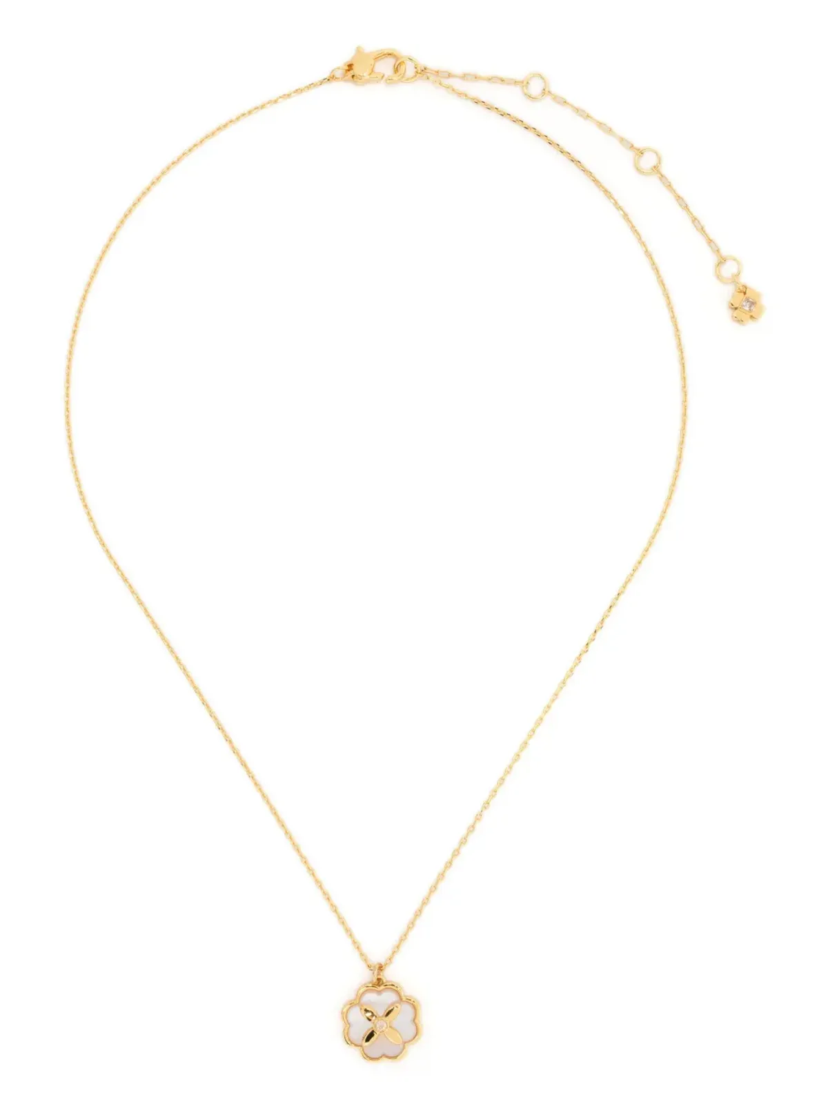 Kate Spade 四葉のクローバー ペンダント ネックレス - 画像2
