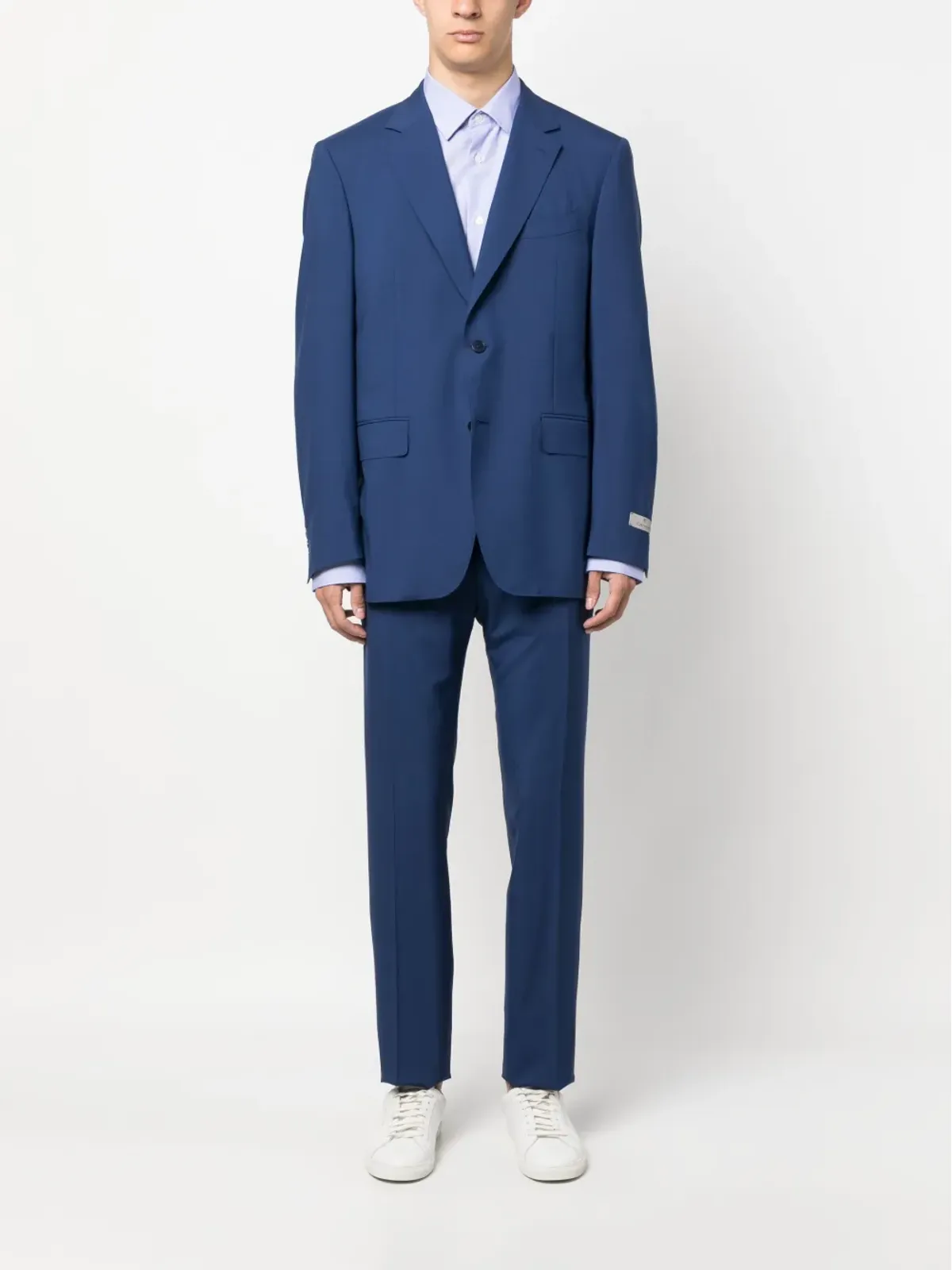 Paul Smith 長袖コットンシャツ - ブルー - 画像2