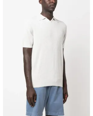 Brunello Cucinelli リブニットTシャツ - Grey - サムネイル3