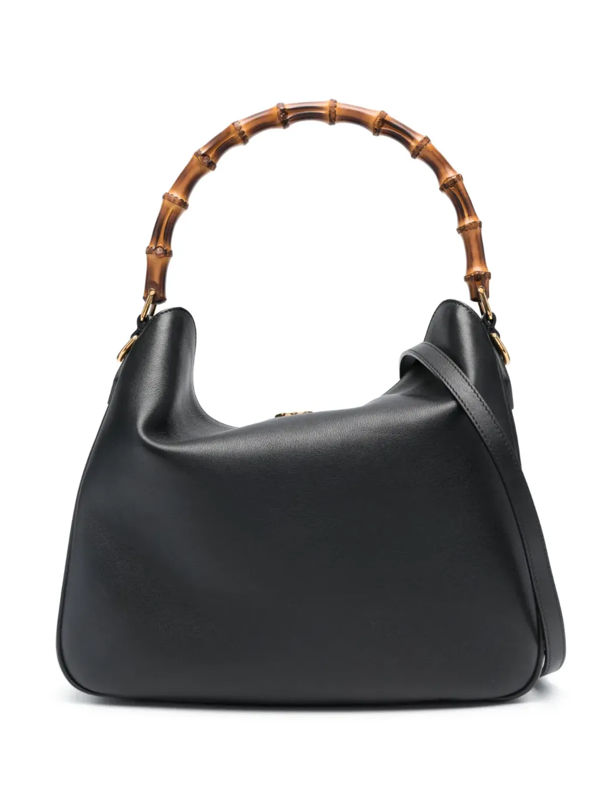 Gucci ダイアナ レザー トートバッグ - ブラック - 画像1