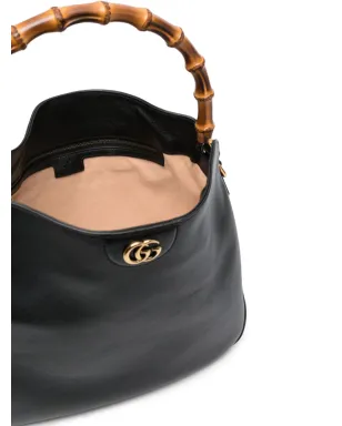 Gucci ダイアナ レザー トートバッグ - ブラック - サムネイル5