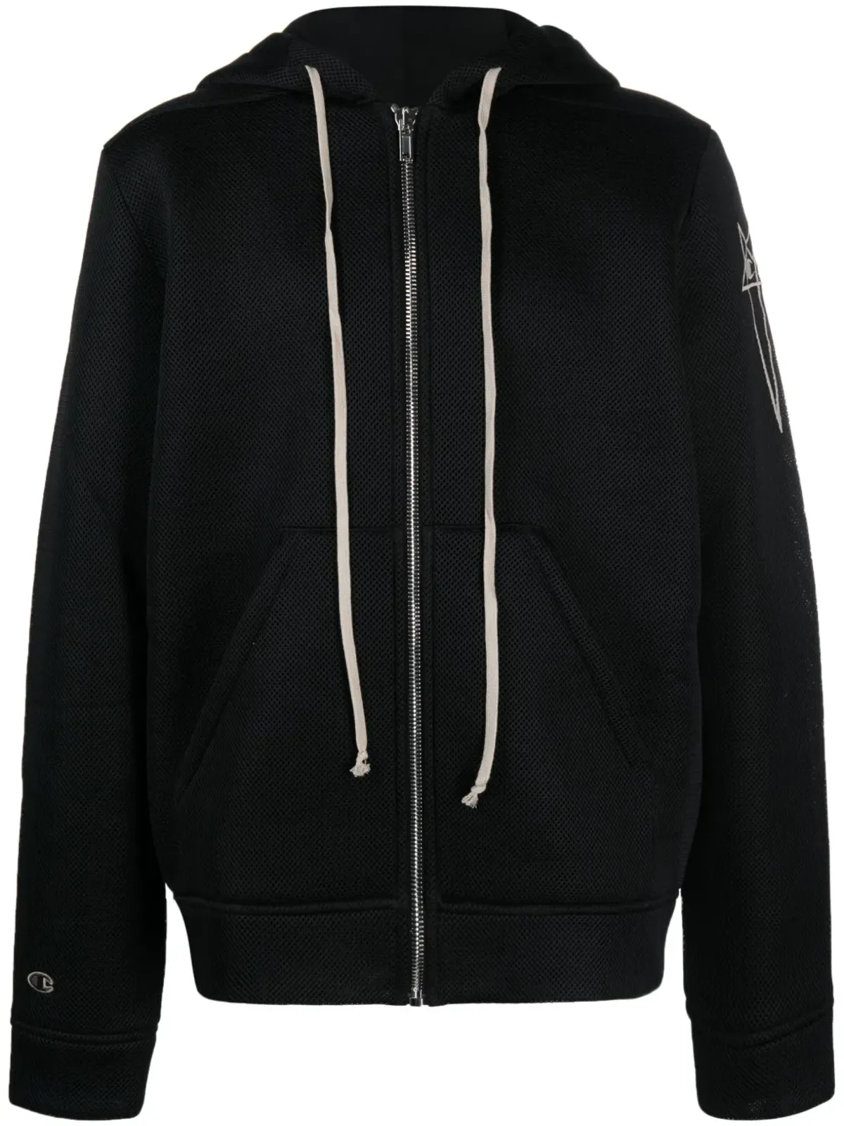 Rick Owens X Champion ロゴ刺繍メッシュジャケット - 画像1