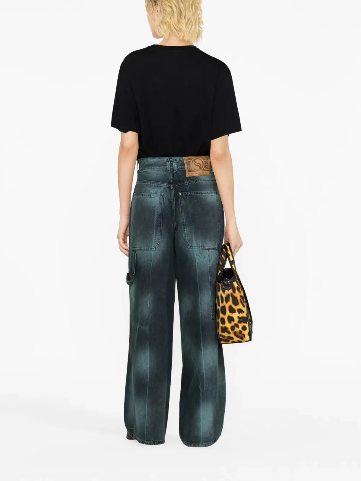 Stella McCartney タイダイ柄 ワイドレッグジーンズ - 画像3