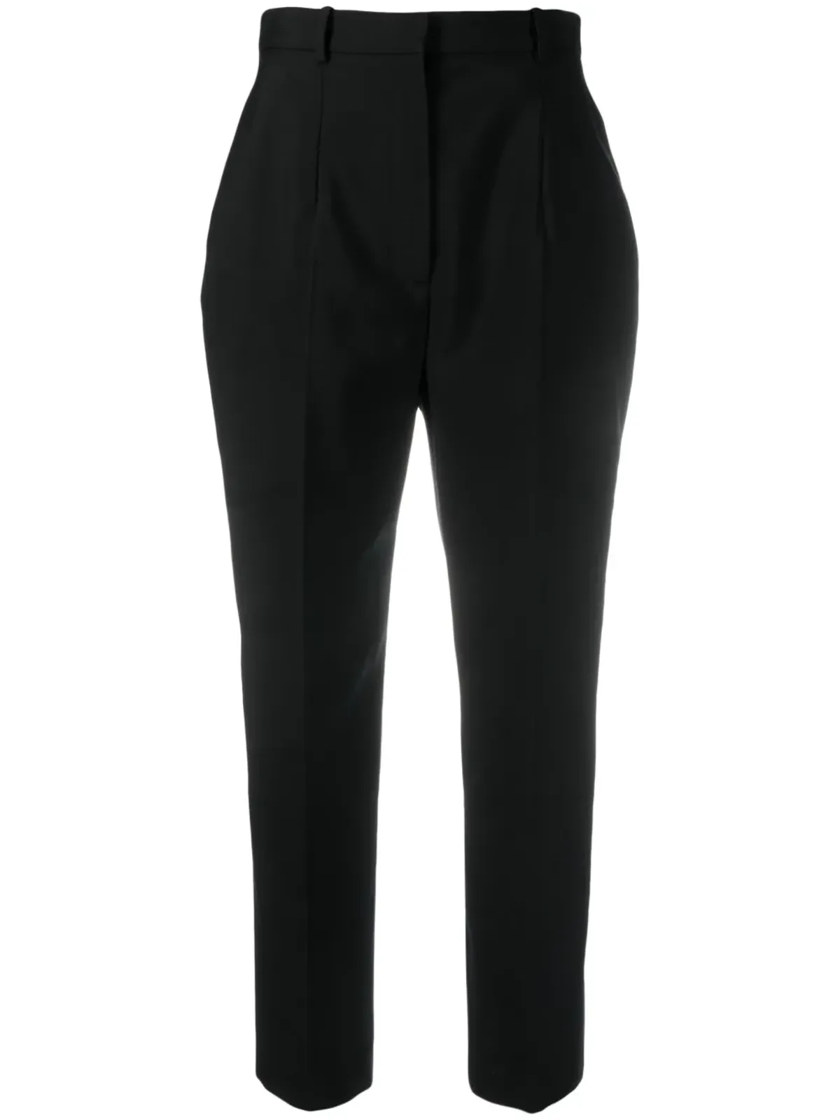 Alexander McQueen クロップドウールパンツ - 画像1