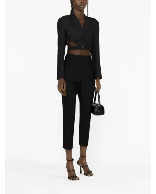 Alexander McQueen クロップドウールパンツ - サムネイル2