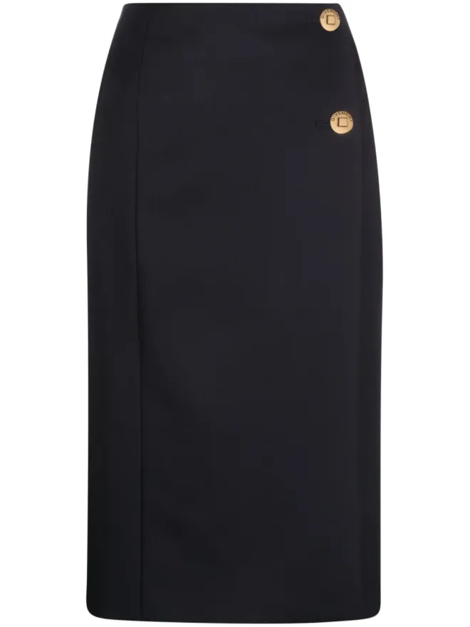 Givenchy Givenchy ウールブレンド・ストレートスカート ブルーの商品画像