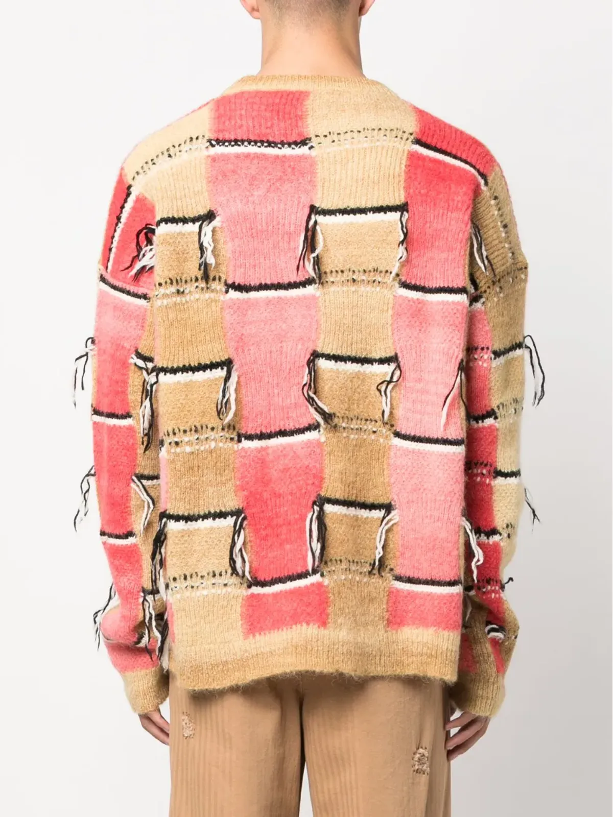 Marni インターシャモチーフ モヘア混紡ジャンパー - 画像4