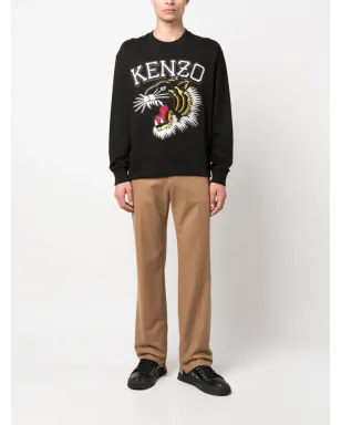 Kenzo バーシティ ジャングル ロゴ刺繍 コットン スウェットシャツ - サムネイル2