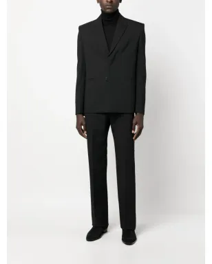 Givenchy ロゴテープ入り テーラードパンツ - ブラック - サムネイル2