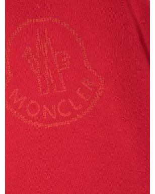 Moncler Enfant ロゴ刺繍 ヴァージンウール ニットドレス - サムネイル3