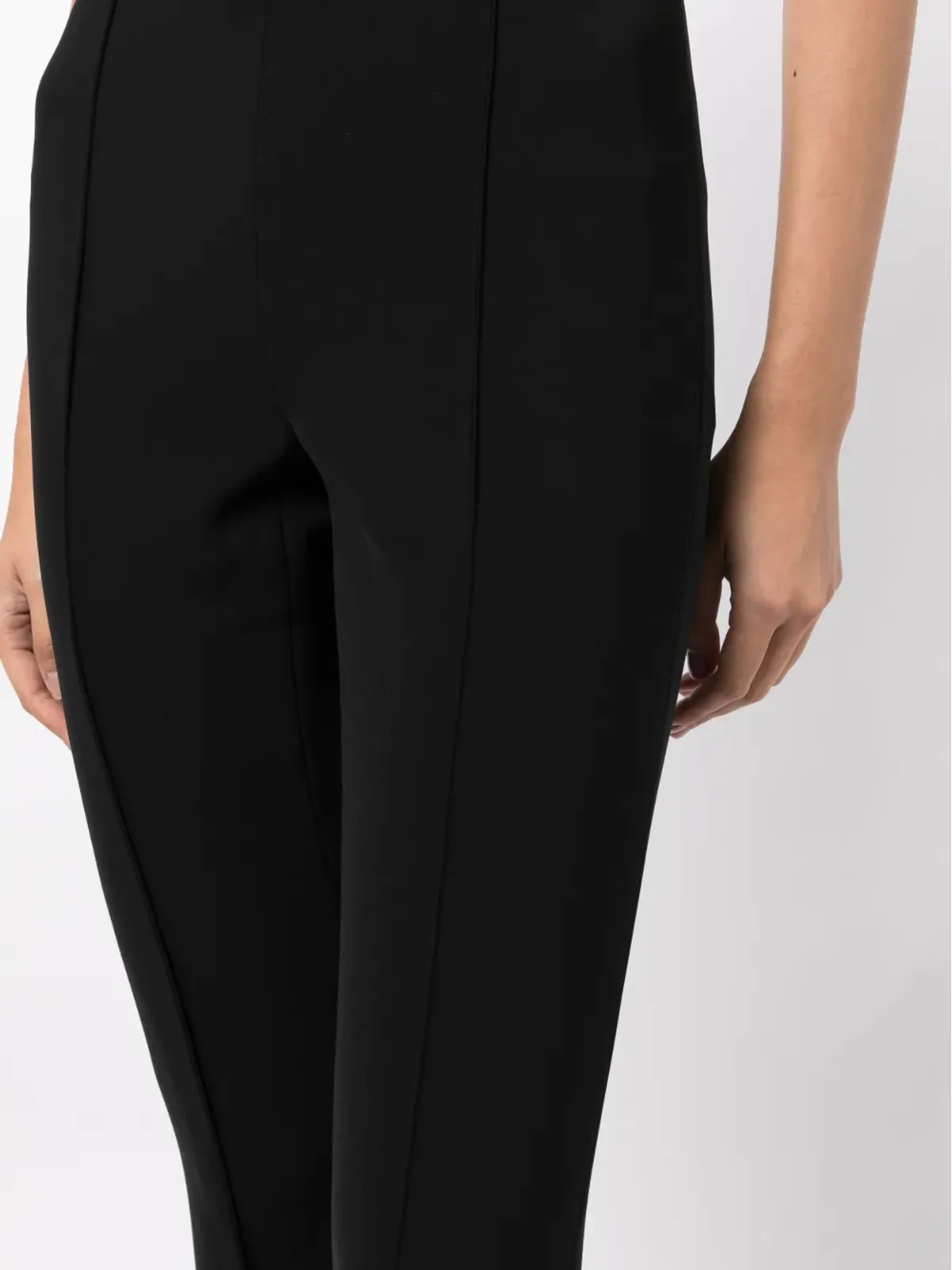 Carolina Herrera ハイウエスト クロップドパンツ - ブラック - 画像5