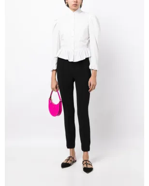 Carolina Herrera ハイウエスト クロップドパンツ - ブラック - サムネイル2