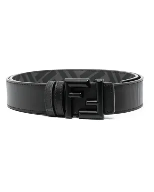 FENDI FFロゴバックルレザーベルト - サムネイル1