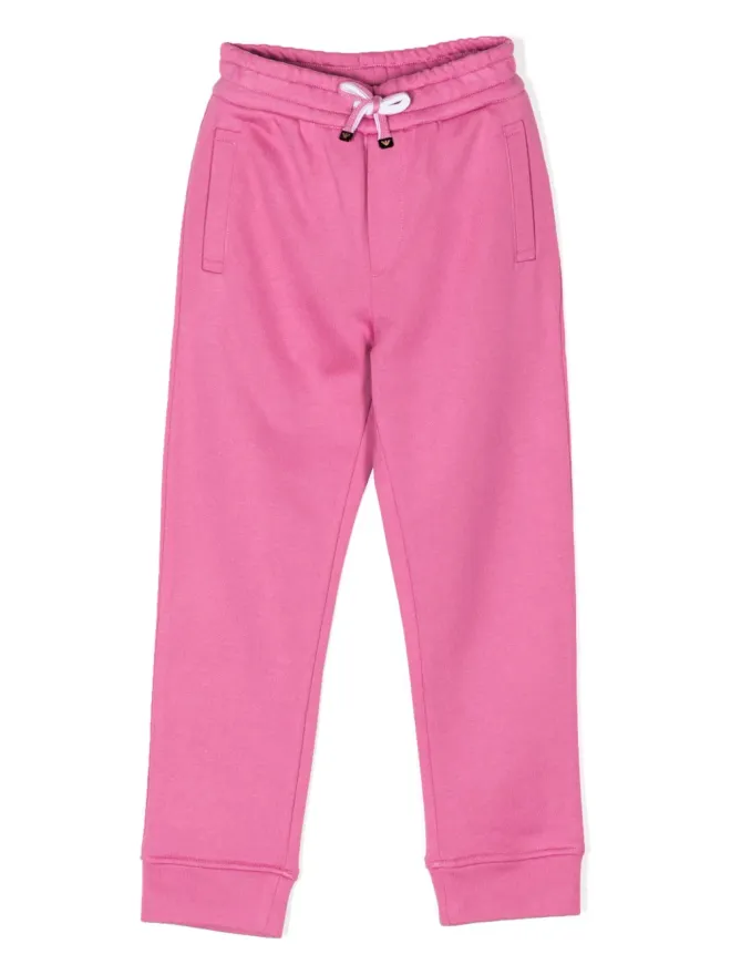Emporio Armani Kids Emporio Armani Kids ロゴプリント ドローストリング トラックパンツの商品画像