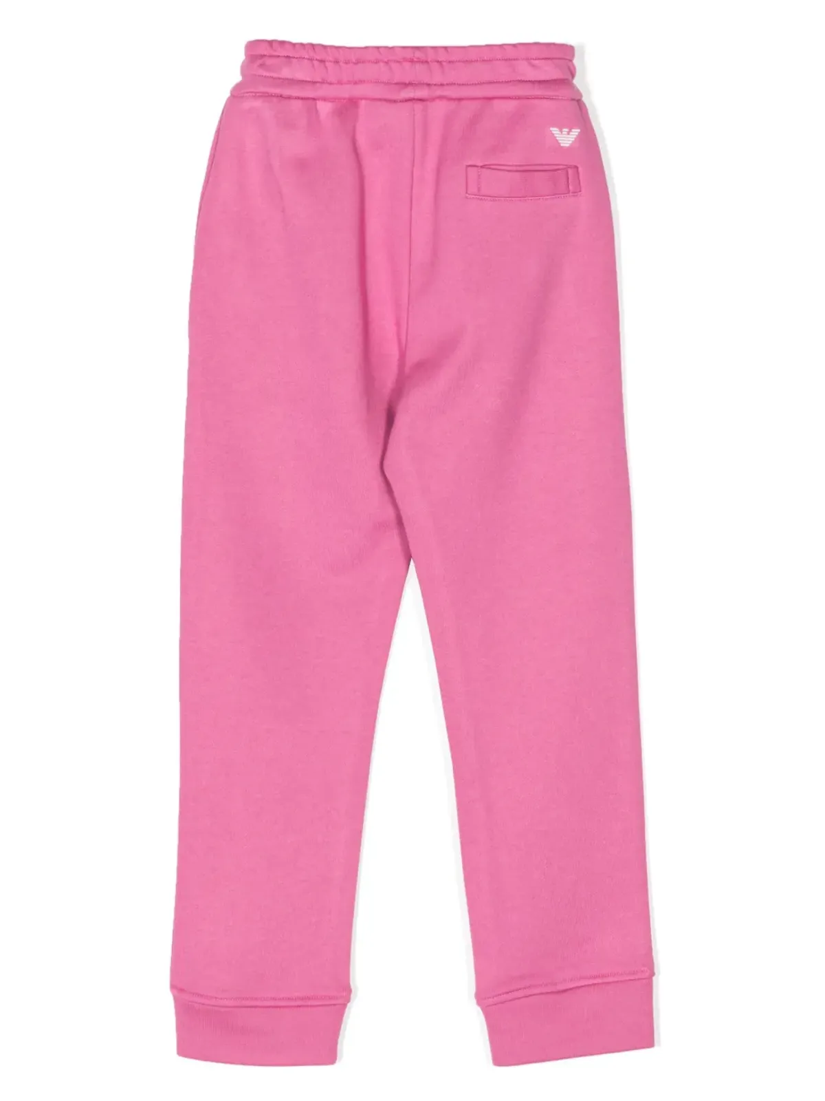 Emporio Armani Kids ロゴプリント ドローストリング トラックパンツ - 画像2