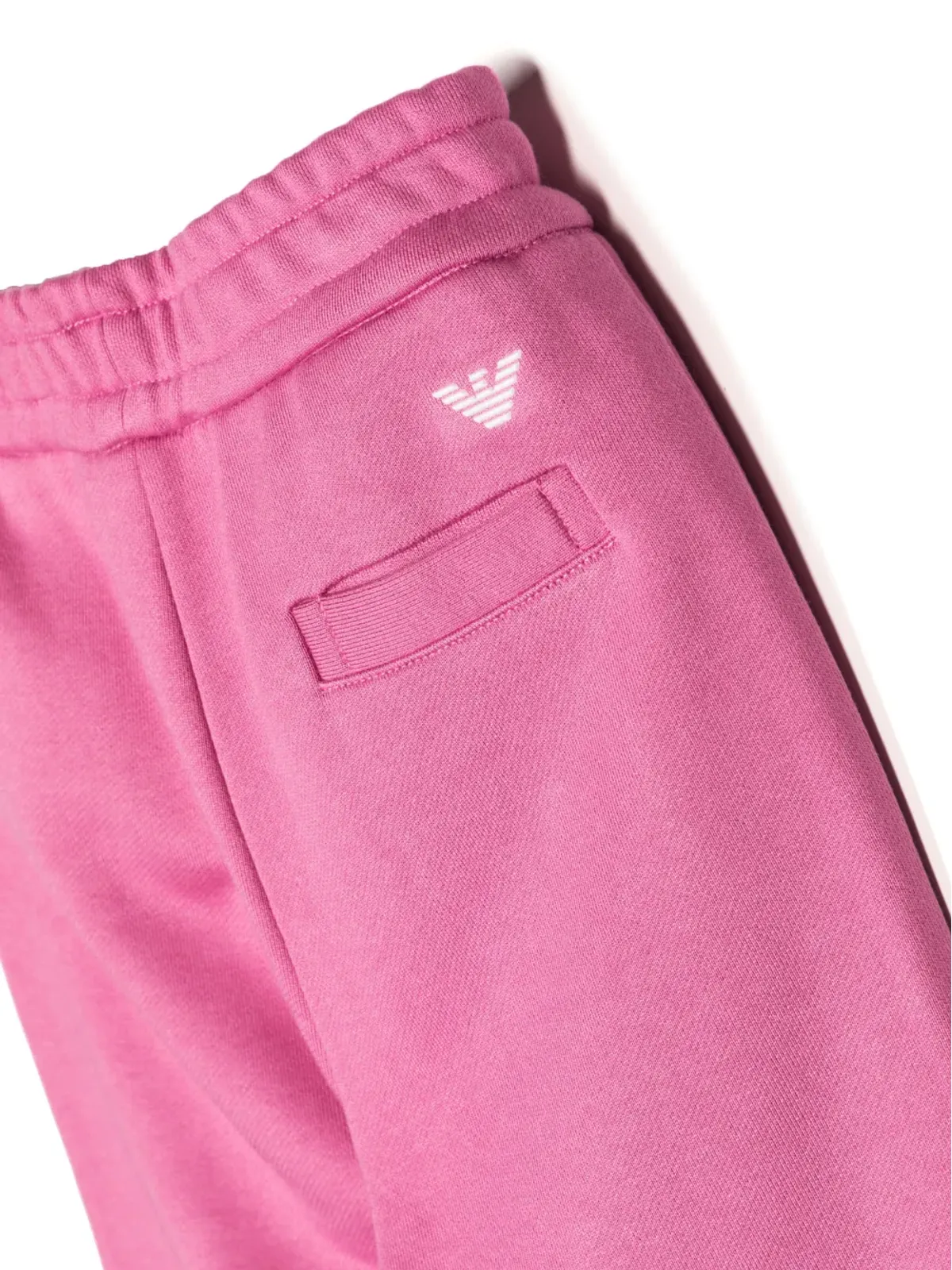 Emporio Armani Kids ロゴプリント ドローストリング トラックパンツ - 画像3